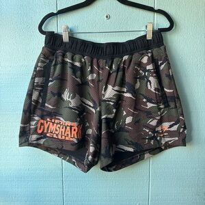 Gymshark Green Camo Training Shorts